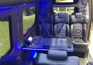 Work table in the Mercedes Executive Sprinter