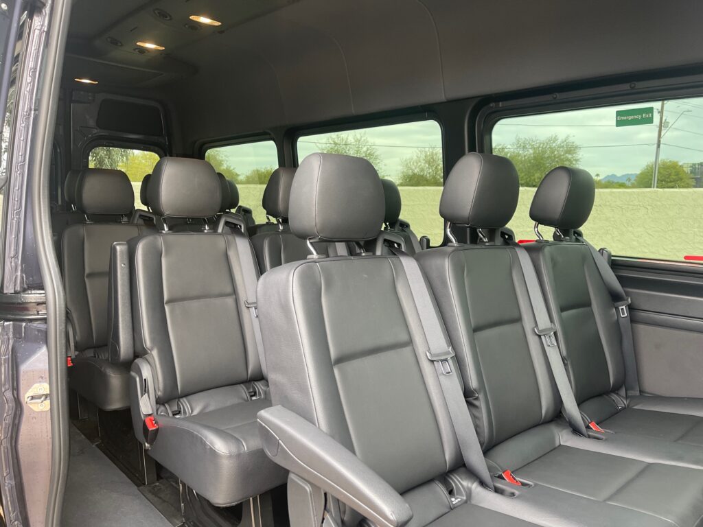 Sprinter Van with leather seating