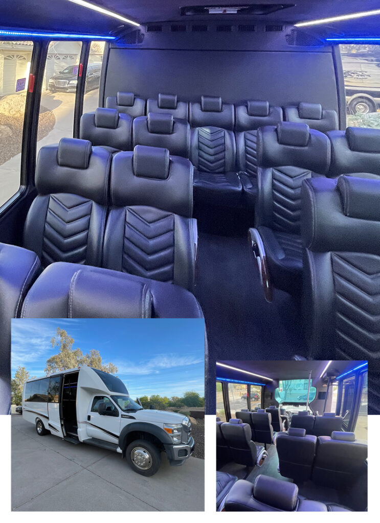 Tempe Charter Bus Rental Bigelow Limousine