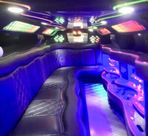 Chrysler stretch limousine interior