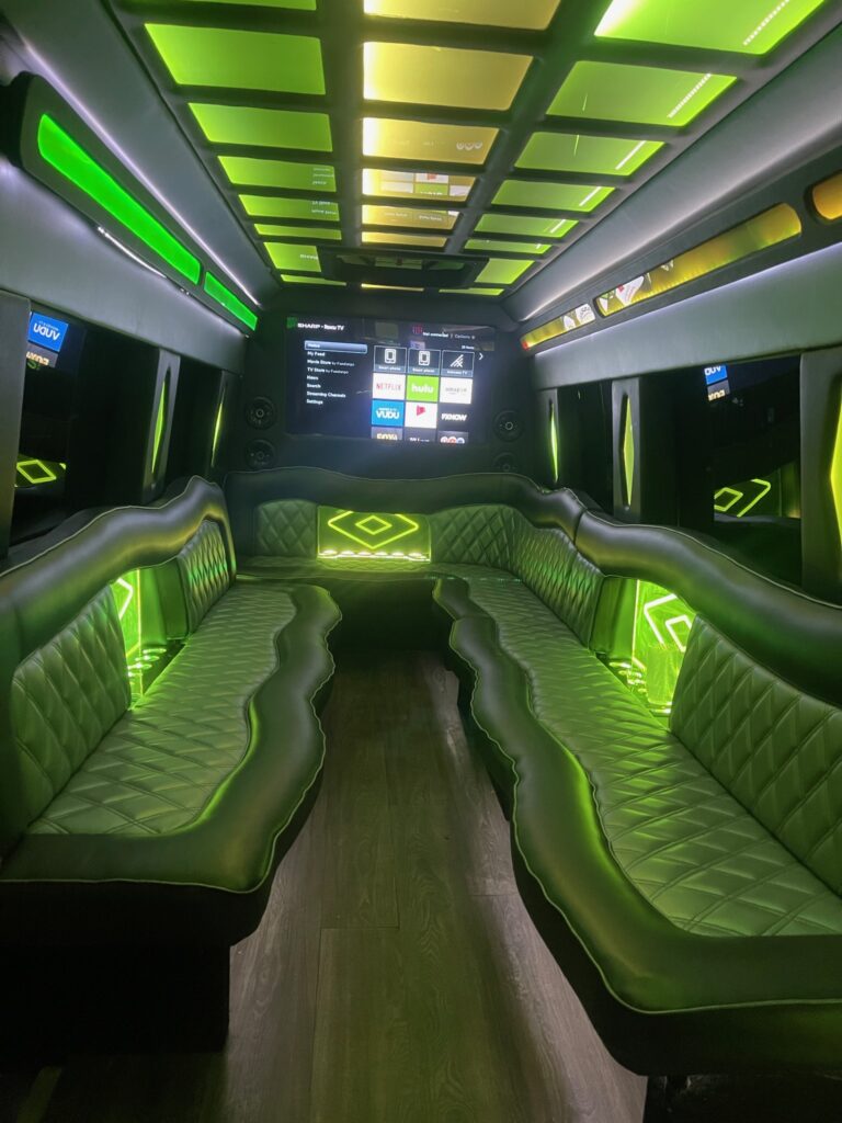 mercedes sprinter limo party bus for prom