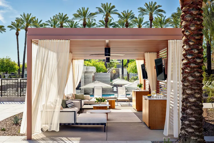 Cabanas to rent during your staycation at Hyatt Regency Scottsdale