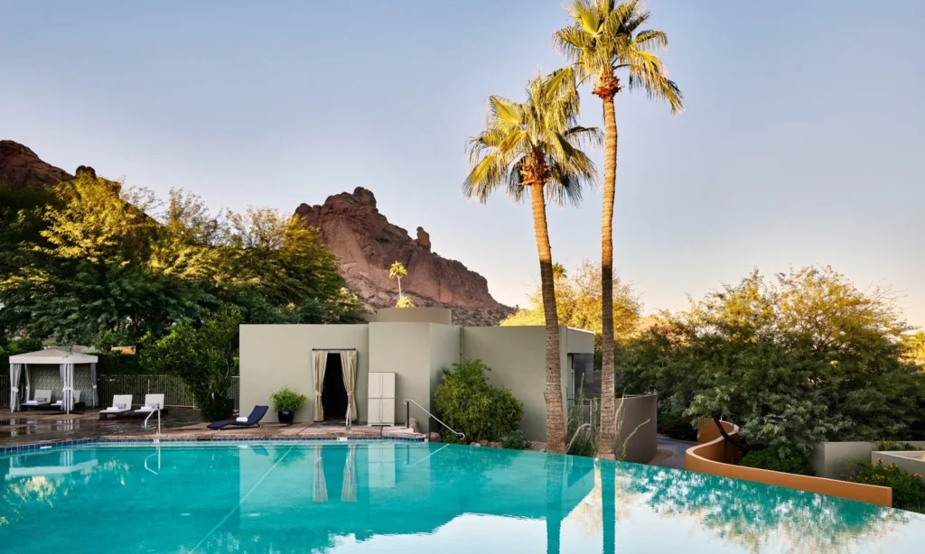 Mountain view at Sanctuary Camelback resort