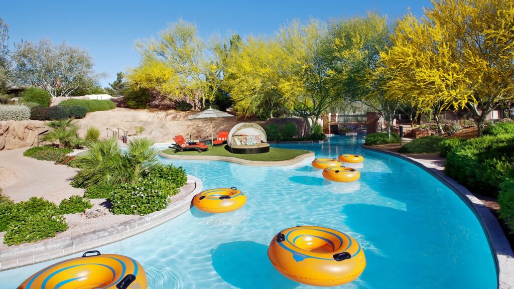 Float down the lazy river at Westin Kierland during your Scottsdale staycation